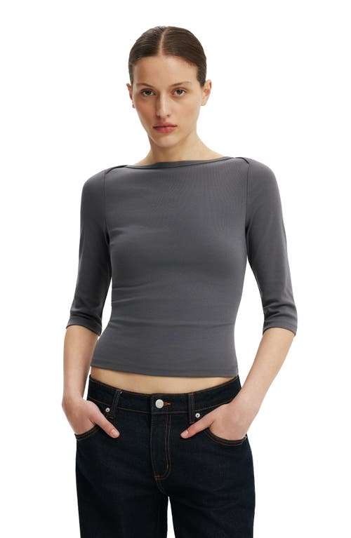 Cotton On Cotton On Women's 90S Boatneck ¾ Sleeve