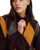 Cotton On Cotton On Women's Argyle Funnel Knit Bomber - 4