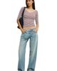 Cotton On Cotton On Women's Bella Off Shoulder V Neck 3/4 Tee - 2