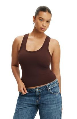 Cotton On Cotton On Women's Hold Me Scoop Neck Racerback Tank
