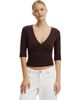 Cotton On Cotton On Women's Maple V Neck 3/4 Sleeve - 1