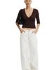 Cotton On Cotton On Women's Maple V Neck 3/4 Sleeve - 2