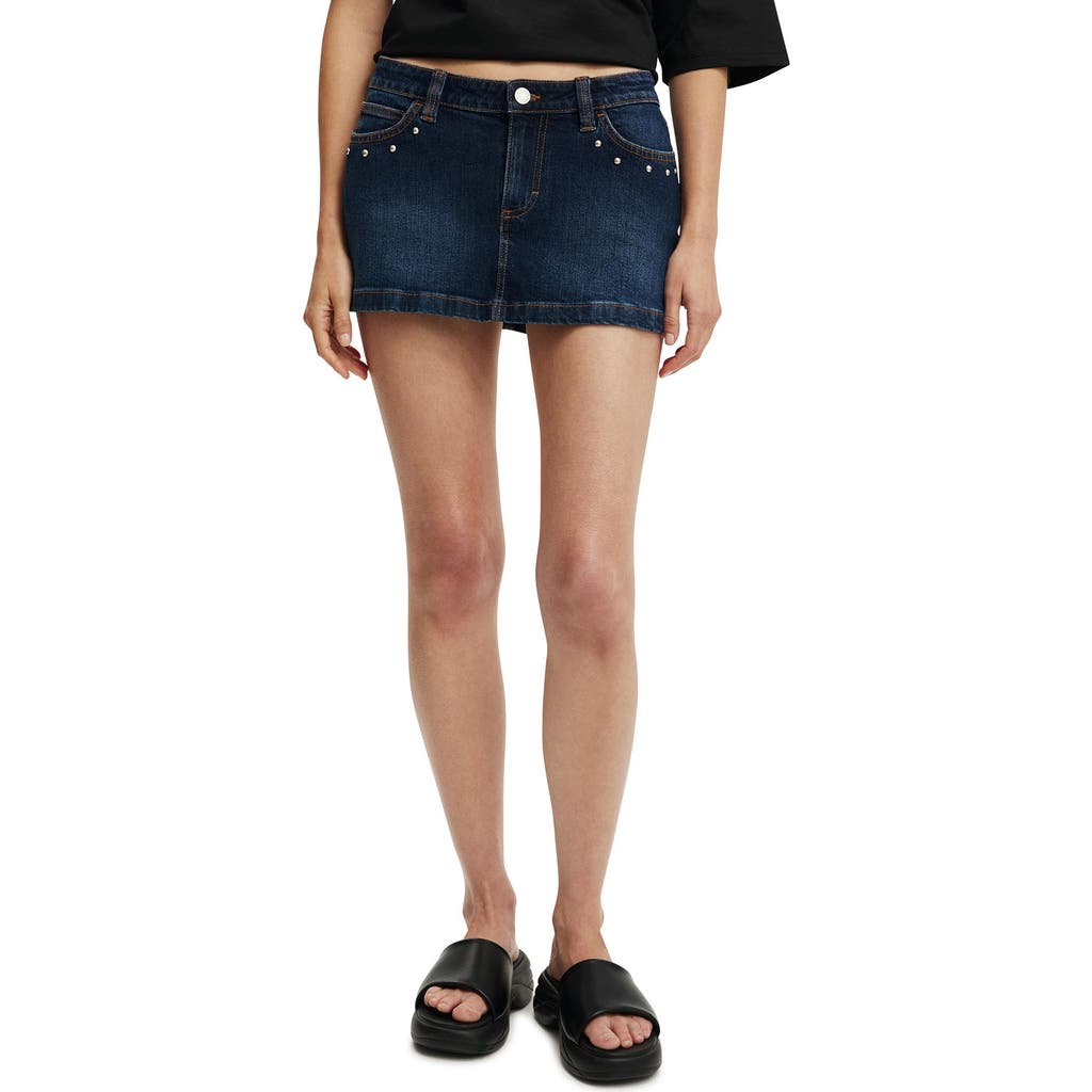 Cotton On Cotton On Women's Micro Low Denim Skirt