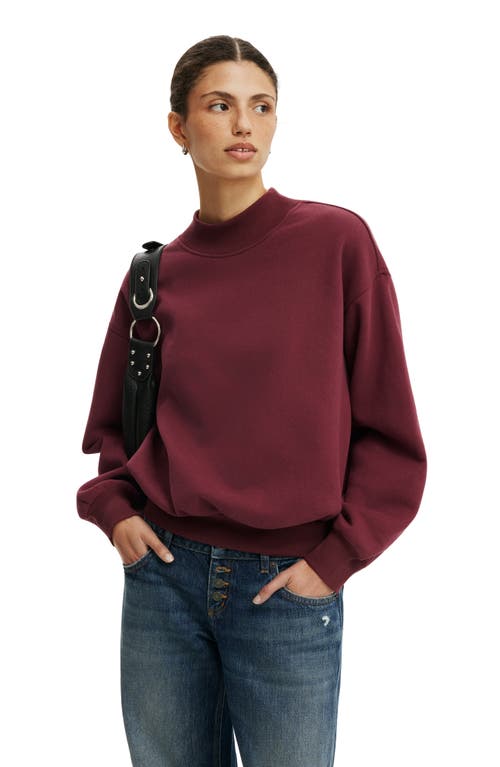 Cotton On Cotton On Women's Mock Neck Sweatshirt