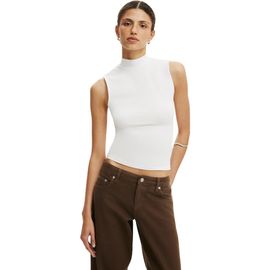Cotton On Cotton On Women's Mock Neck Tank