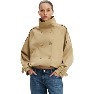 Cotton On Cotton On Women's Porter Cropped Trench