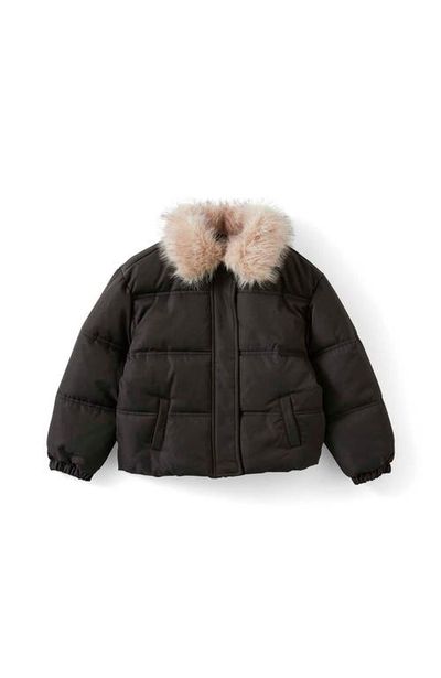 Cotton On Kids Cotton On Kids Kid's Fur Puffer Jacket