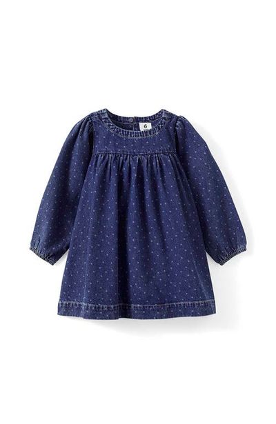 Cotton On Kids Cotton On Kids Kid's Long Sleeve Denim Yoke Dress