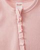 Cotton On Kids Cotton On Kids Organic Pointelle Ruffle Zip All - 3