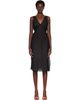 Cou Cou Cou Cou Black 'The Iris Slip' Midi Dress - 1