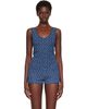 Cou Cou Cou Cou Blue 'The Scoop' Tank Top - 1