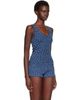 Cou Cou Cou Cou Blue 'The Scoop' Tank Top - 2