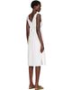 Cou Cou Cou Cou White 'The Iris Slip' Midi Dress - 3