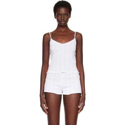 Cou Cou Cou Cou White 'The Long Cami' Camisole