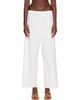Cou Cou Cou Cou White 'The Pant' Lounge Pants - 1