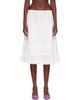 Cou Cou Cou Cou White 'The Petticoat' Midi Skirt - 1