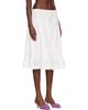 Cou Cou Cou Cou White 'The Petticoat' Midi Skirt - 2