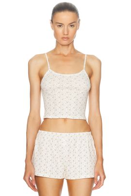 Cou Cou Intimates Cou Cou Intimates The Picot Tank Top