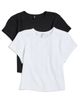 COUCOU COUCOU The Baby Tee 2 Pack White/Black - 1