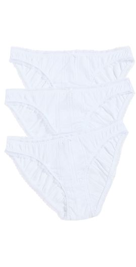 COUCOU COUCOU The Low Rise 3 Pack White