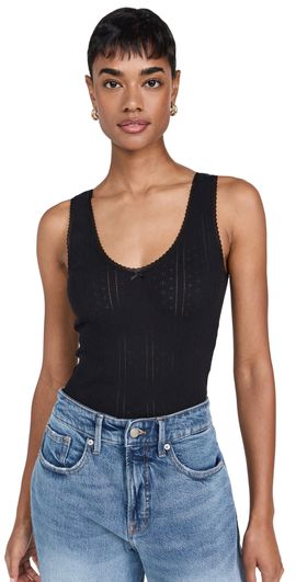 COUCOU COUCOU The Scoop Tank Black