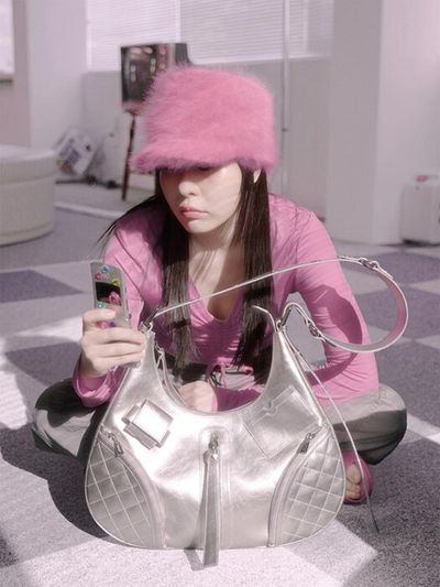 coupdebang EMO Hobo Bag Silver