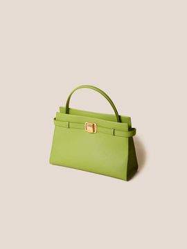 COURONNE Architectural Leather Versatile Tote [Green] (RCBTX25112GRL)