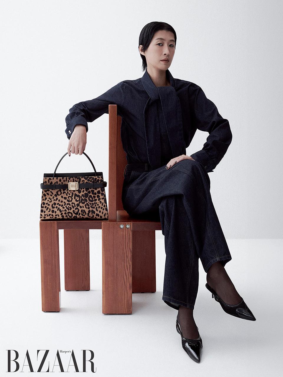 COURONNE Facade Noa Tote 32 Leopard_RCBTX24662MTX