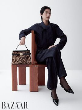 COURONNE Facade Noa Tote 32 Leopard_RCBTX24662MTX