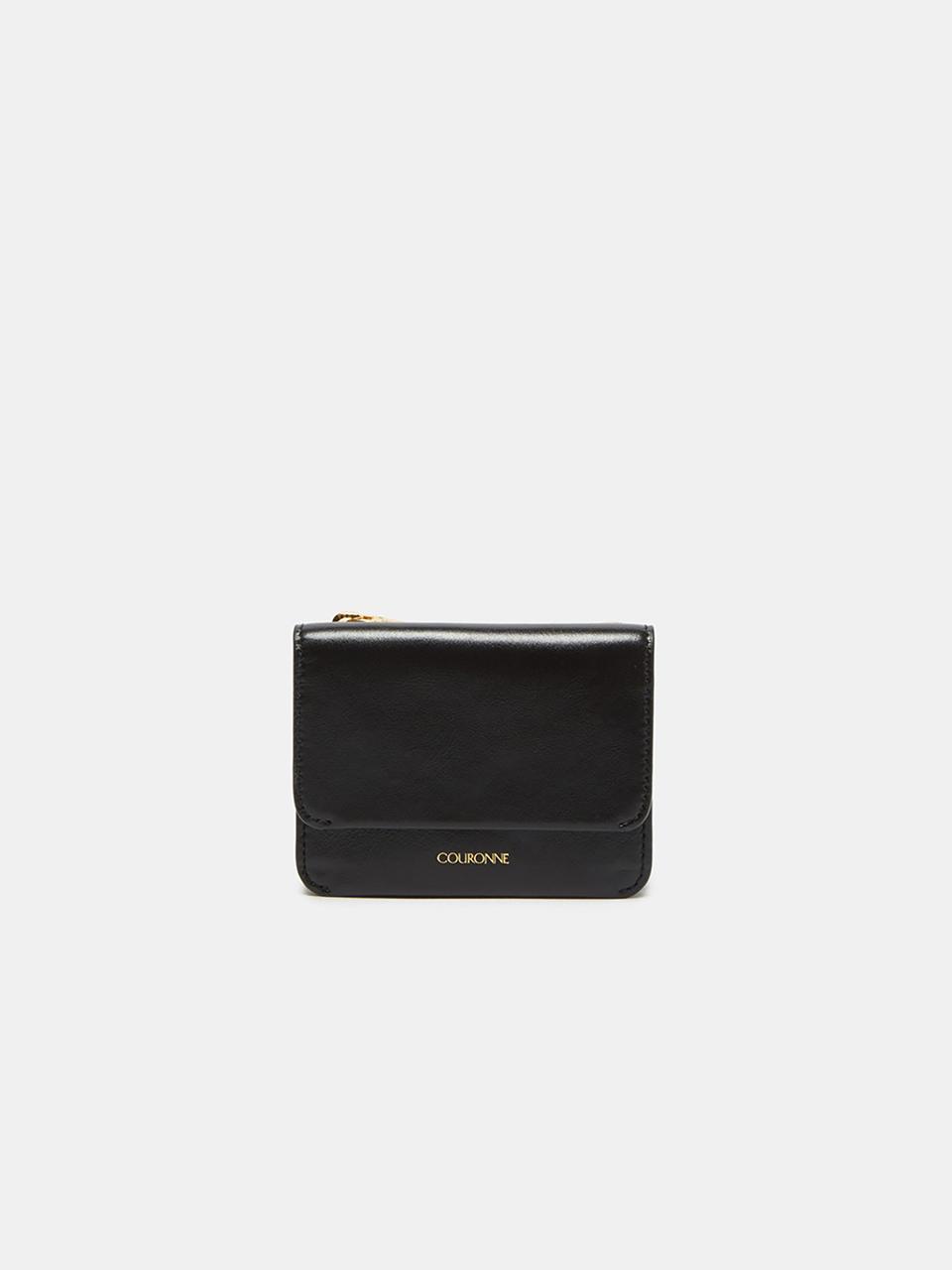 COURONNE Facade Pond Accordion Wallet (RCWGX25113BKX) [Black]