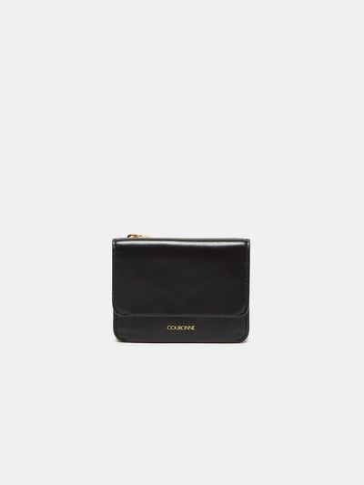 COURONNE Facade Pond Accordion Wallet (RCWGX25113BKX) [Black]