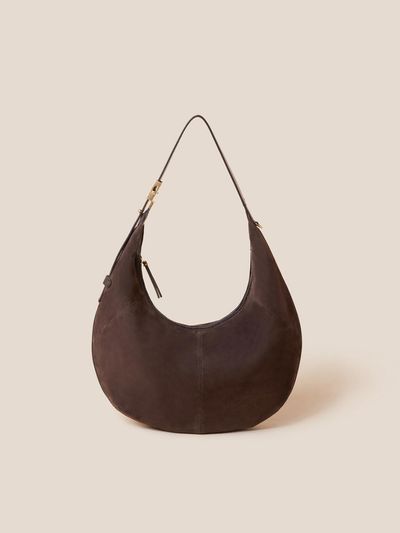 COURONNE Lamb Suede Crossbody Bag (RCBRX24661BRD)