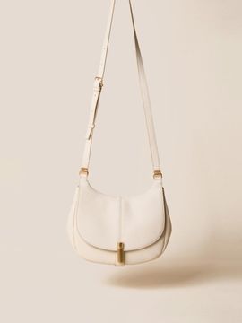 COURONNE Leather Classic Crossbody Bag [Yellow] (RCBRX25147IVD)