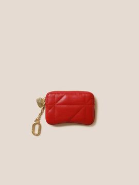 COURONNE Leather Mini Zipper Card Holder (RCWGX25145REX)