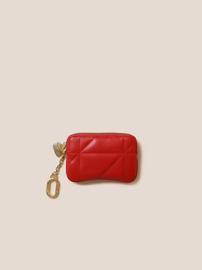 COURONNE Leather Mini Zipper Card Holder (RCWGX25145REX)
