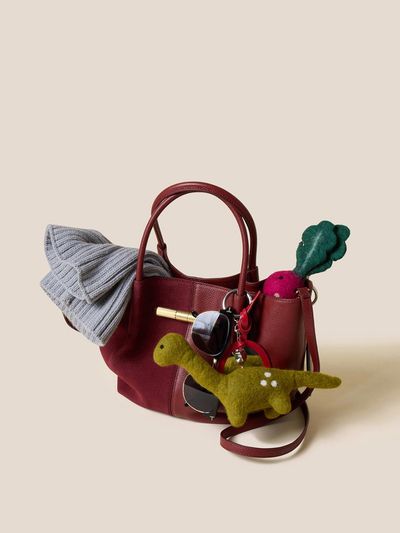 COURONNE Lien Tote 19 Bag (Red)_RCBTX24655RED