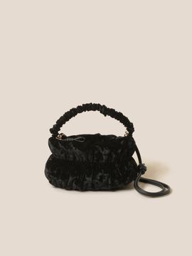 COURONNE Lumie Velvet Tote 29 (Black)_RCBTX24661BKX