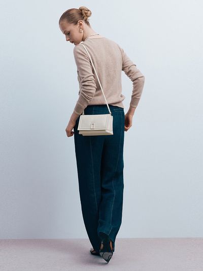 COURONNE Soiree Crossbody Bag 23_Cream