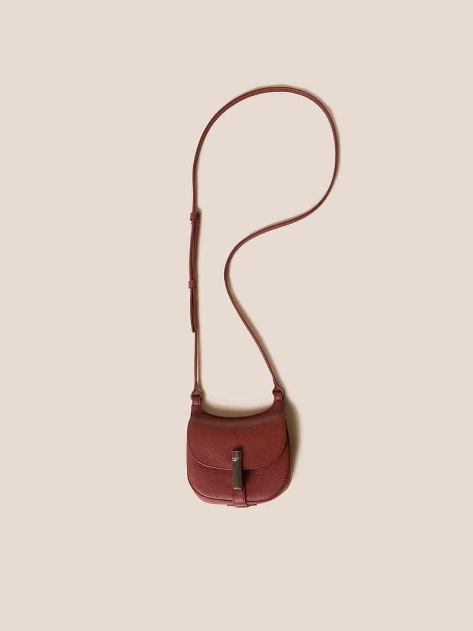 COURONNE Waffle Embossed Round Flap Bag [RED] (RCBDX25143)