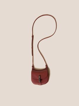 COURONNE Waffle Embossed Round Flap Bag [RED] (RCBDX25143)