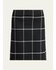 Courreges Checked Knee-Length Skirt - 1