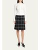Courreges Checked Knee-Length Skirt - 2