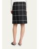 Courreges Checked Knee-Length Skirt - 3