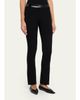 Courreges Contrast Vinyl & Knit Straight-Leg Pants - 4