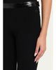 Courreges Contrast Vinyl & Knit Straight-Leg Pants - 5