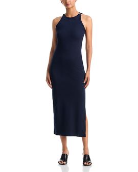 Courreges Courreges Buckle 90's Rib Midi Dress