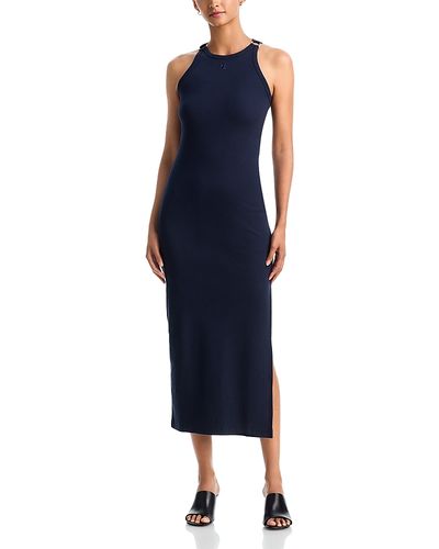 Courreges Courreges Buckle 90's Rib Midi Dress