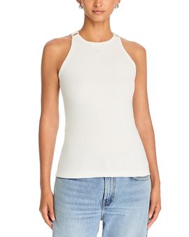 Courreges Courreges Buckle 90s Rib Tank Top