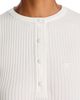 Courreges Courreges Contrasted Vinyl Rib Knit Short Sleeve Top - 4