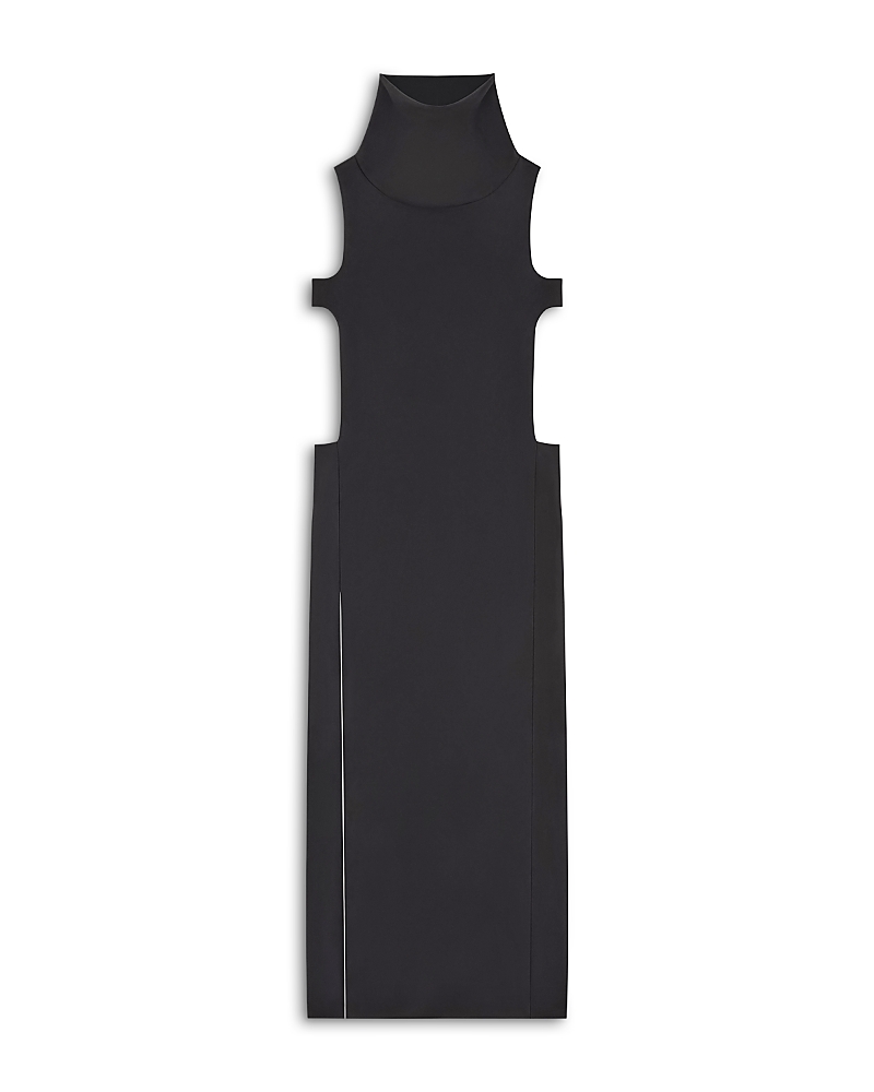 Courreges Courreges Crepe High Collar Long Dress
